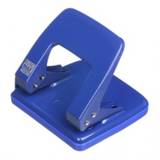 Діркопробивач Buromax металевий, до 25 аркушів, 122 х 108 х 54 мм, синій (BM.4030-02)