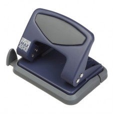 Діркопробивач Buromax металевий MORANDI STYLE, до 25 аркушів, 115 х 96 х 89 мм, синій (BM.4042-02)