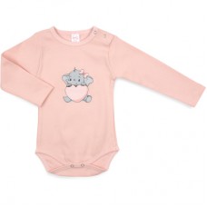 Боді дитяче Breeze со слоніком (1027-80G-peach1)