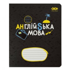 Зошит ZiBi предметний BLACK, 36 аркушів, клітинка, англійська (ZB.1730-01)
