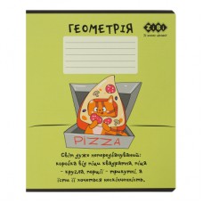 Зошит ZiBi предметний CUTE CAT, 36 аркушів, клітинка, геометрія (ZB.1731-04)