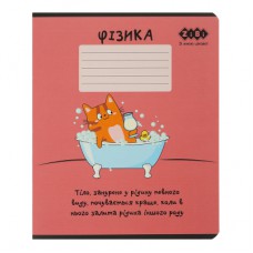 Зошит ZiBi предметний CUTE CAT, 36 аркушів, клітинка, фізика (ZB.1731-27)