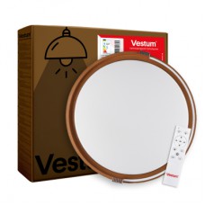 Світильник Vestum COLISEUM матовий 60W 395*60мм 3000К-6500К з ДК біле золото (VS-91065)