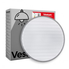 Світильник Vestum GRILL зоряне небо 30W 375*60мм 4000К срібло (VS-90039)