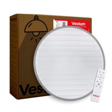 Світильник Vestum GRILL зоряне небо 60W 375*60мм 3000К-6500К з ДК метал (VS-91021)