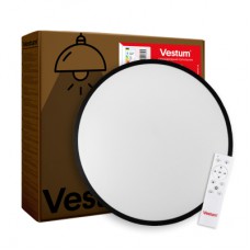 Світильник Vestum RING матовий 30W 395*60мм 4000К чорний (VS-90069)