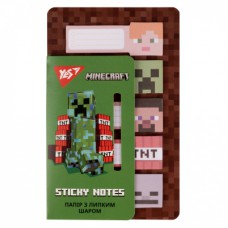 Папір для нотаток Yes з липким шаром Minecraft в наборі 100 аркушів (5х20) (170323)