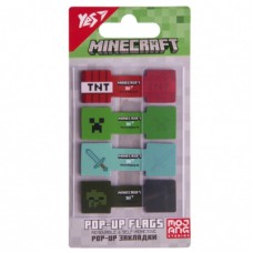 Стікер-закладка Yes Pop-up Minecraft пластик 80 шт (170441)