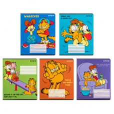 Зошит Kite Garfield, 18 аркушів, лінія (GF24-237)