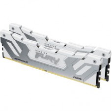 Модуль пам'яті для комп'ютера DDR5 48GB (2x24GB) 8400 MHz Renegade White XMP Kingston Fury (ex.HyperX) (KF584CU40RWK2-48)