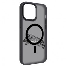 Чохол до мобільного телефона Armorstandart Uniq Magsafe Apple iPhone 14 Pro Max Maza Boar 1 Black (ARM76322)