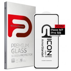 Скло захисне Armorstandart Icon Xiaomi Poco M7 Pro 5G Black (ARM83139)