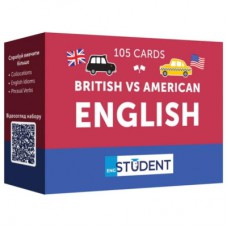 Навчальний набір English Student Картки для вивчення англійської мови English Student - British vs American English (укр.) (591226016)