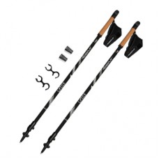 Палиці для скандинавської ходи PowerPlay 9104 Lykke Black/White 80-135 см (PP_9104_LYKKE_Bl/White)