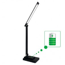 Настільна лампа Євросвітло LED акумуляторна Ridy-10-2-PWR 10 Вт чорна