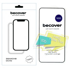 Скло захисне BeCover HMD Pulse Plus 10D Black (713172)