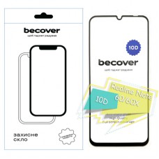 Скло захисне BeCover Realme Note 60/60X 10D Black (713169)