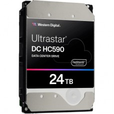 Жорсткий диск для сервера WD HDD Server HC590 24TB (3.5, 24TB, 512MB, 7200RPM, SATA 6Gb/s, 512E SE NP3) (WUH722624ALE6L4)