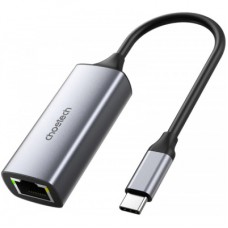 Адаптер USB-C to Ethernet RJ45 2.5Gbps 0,1m USB3.1 Choetech (HUB-R02-GY-V1)