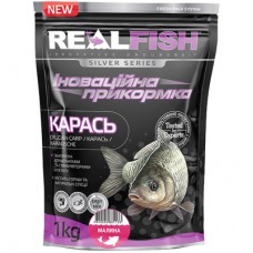 Прикормка Real Fish Silver Series Карась Малина 1kg (809.00.20)