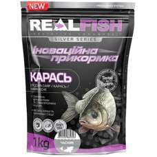 Прикормка Real Fish Silver Series Карась Часник 1kg (809.00.22)