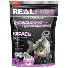 Прикормка Real Fish Silver Series Карась Чебрець-часник 1kg (809.00.23)
