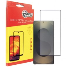 Скло захисне Dengos Full Glue Samsung Galaxy S25 Ultra (black) (TGFG-391)