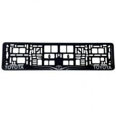 Рамка номерного знака Poputchik Toyota (24-117-IS)