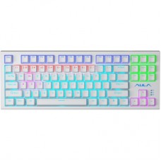 Клавіатура Aula F3032 White keycaps plus 21 Yellow keys KRGD Brown USB UA White (6948391201757)