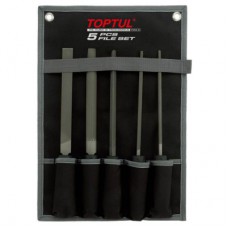 Напилок Toptul у чохлі 5шт. (GPAQ0503)