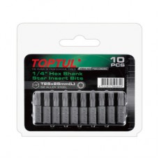 Набір біт Toptul 1/4" L25мм T40 10шт. (FSEA0840G)