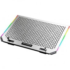 Підставка до ноутбука IceCoorel 10-15.6", 6*80mm 1800 RPM, 2*USB, 366x256x23mm, RGB (A17)