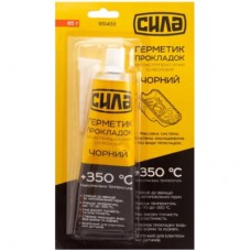 Герметик автомобільний СИЛА +350 °С чорний 85 г (951433)