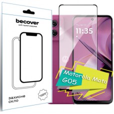 Скло захисне BeCover Motorola Moto G05 Black (713413)