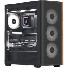 Корпус AeroCool D501A-G-BK-v2 Black (ACCM-DS01043.11)