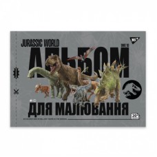 Альбом для малювання Yes А4 20 скоба, з перфорацією Jurassic World (130592)