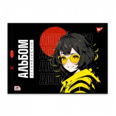 Альбом для малювання Yes А4 28 скоба з перфорацією Anime (130587)
