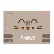 Альбом для малювання Yes А4 28 скоба з перфорацією Pusheen (130590)
