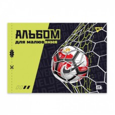Альбом для малювання Yes А4 28 скоба, з перфорацією Football (130609)