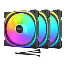 Кулер до корпусу PcCooler EF 120 ARGB BK 3 IN 1 Black