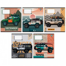 Зошит Yes Off road vehicle А5 60 аркушів клітинка (767401)
