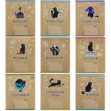 Зошит Yes набір учнівських Black cat набір 9 видів (767488)
