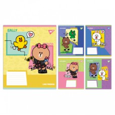 Зошит Yes Line Friends Funny А5 12 аркушів коса лінія (767640)