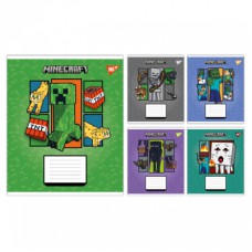 Зошит Yes Minecraft Arrows А5 12 аркушів клітинка (767570)
