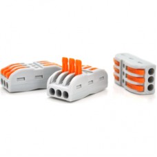 З'єднувач кабелю 3-pin аналог WAGO K773-313, 15штпак Voltronic (K773-313/15)