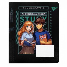 Зошит Yes предметний АНГЛІЙСЬКА МОВА Anime 48 аркушів, лінія (767474)