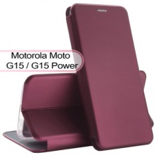 Чохол до мобільного телефона BeCover Exclusive Motorola Moto G15 / G15 Power Red Wine (713515)