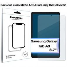 Скло захисне BeCover Matte Anti-Glare Samsung Galaxy Tab A9 SM-X115 8.7" (713439)