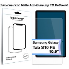 Скло захисне BeCover Matte Anti-Glare Samsung Galaxy Tab S10 FE (SM-X520/SM-X526) 10.9" (713442)