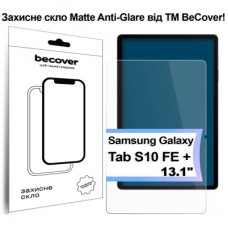 Скло захисне BeCover Matte Anti-Glare Samsung Galaxy Tab S10 FE Plus (SM-X620/SM-X626) 13.1" (713443)